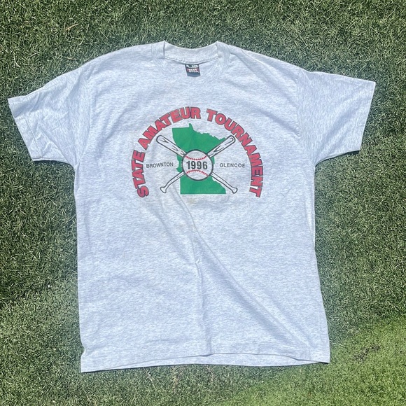 Vintage 1996⚾️🏟State Tournament baseball T-Shirt - Picture 2 of 3